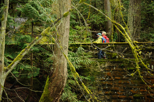 Skagit State Bank TV Commercial Shoot at Whatcom Falls